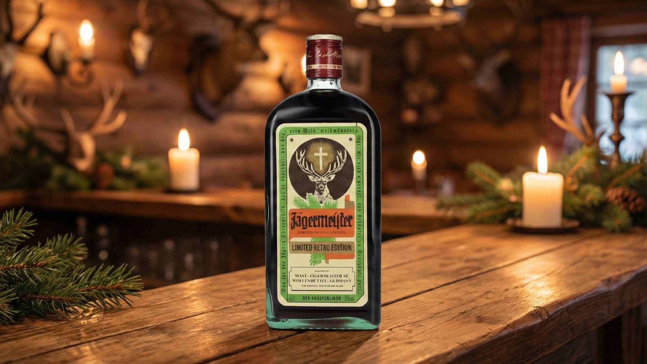 A bottle of Aperol and cocktail illustrations